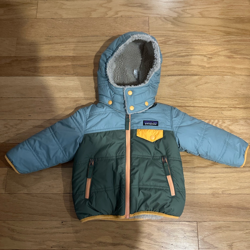 Patagonia Baby Reversible Tribbles Hoody 12-18M
